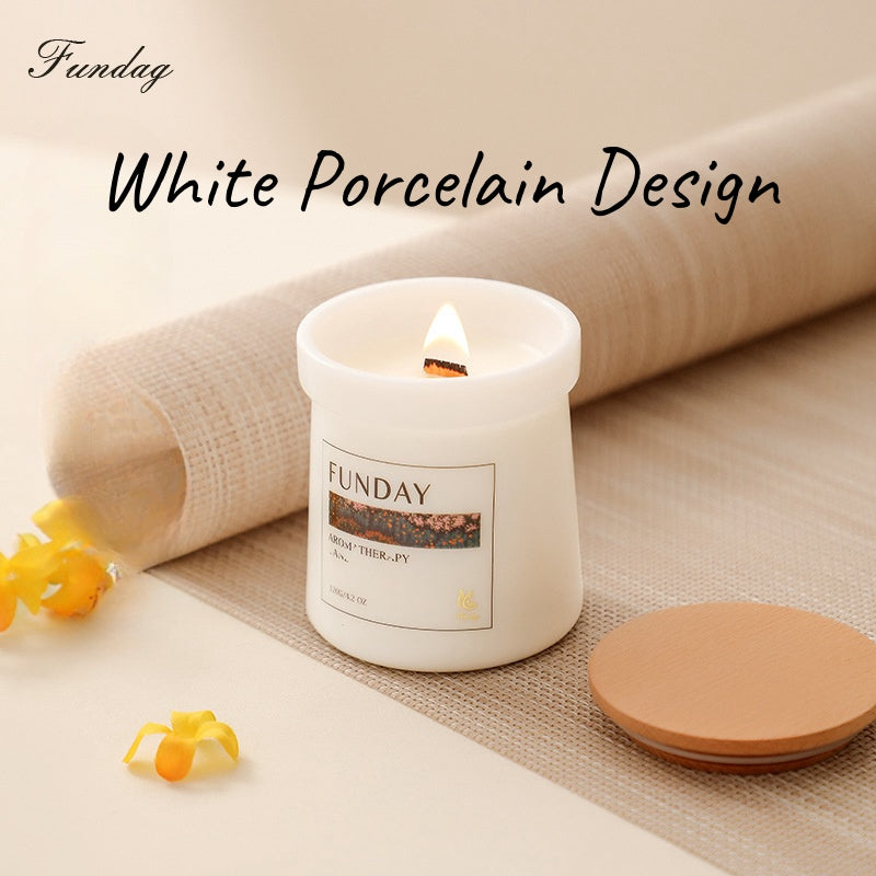 Proclain Essence - Refined White Proclain Cup Scented Candle Soy Wax Plant-Based Fragrance Oil