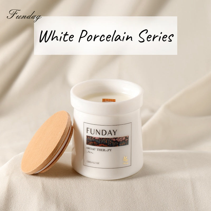 Proclain Essence - Refined White Proclain Cup Scented Candle Soy Wax Plant-Based Fragrance Oil