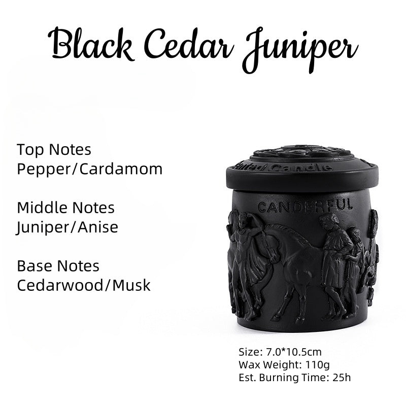 Ember & Stone - Sculpted Plaster Scented Candle Soy Wax Plant-Based Fragrance Oil