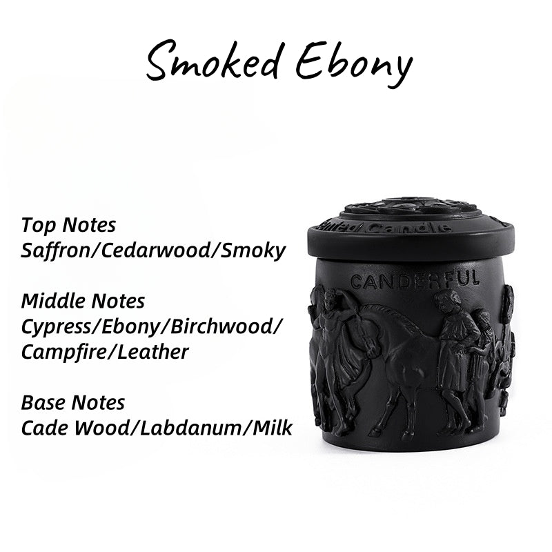 Enchanted Relief – Graceful Embossed Plaster Cup Scented Candle Soy Wax Plant-Based Fragrance Oil