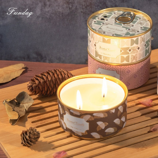 On the Go Traveling Tin Can Scented Candle travel set, a perfect addition for any journey or on-the-go lifestyle.